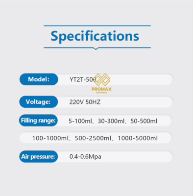 YT2T-1000 เครื่องบรรจุของเหลว2หัวอัตโนมัติ