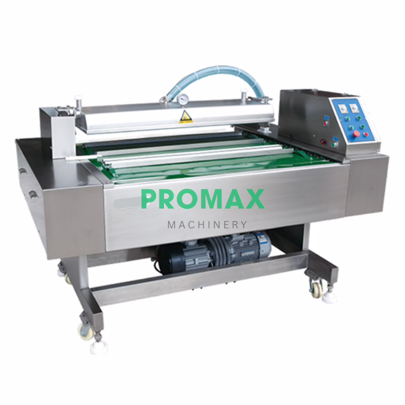 Continuous rolling vacuum packing machine