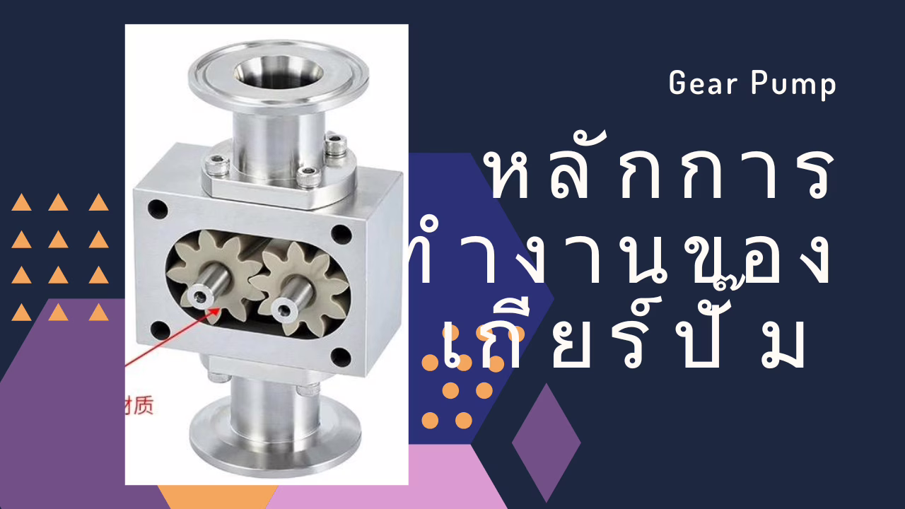 หลักการทำงานของเกียร์ปั๊ม (Gear Pump Working Principle)