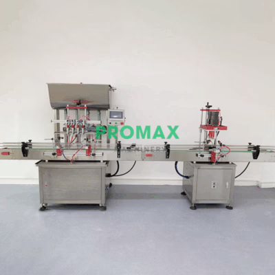 GT4G เครื่องบรรจุ4หัวอัตโนมัติพร้อมเครื่องปิดขันฝา