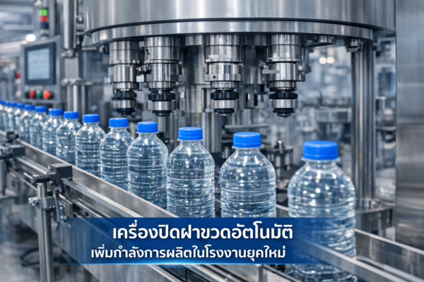 5 ข้อดีของเครื่องปิดฝาขวดอัตโนมัติ