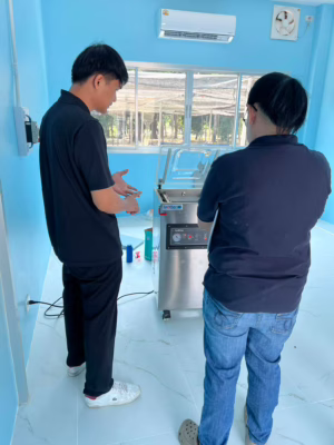 จัดส่ง เครื่องซีลสูญญากาศ vm-400 9 เครื่อง ทั่วไทย