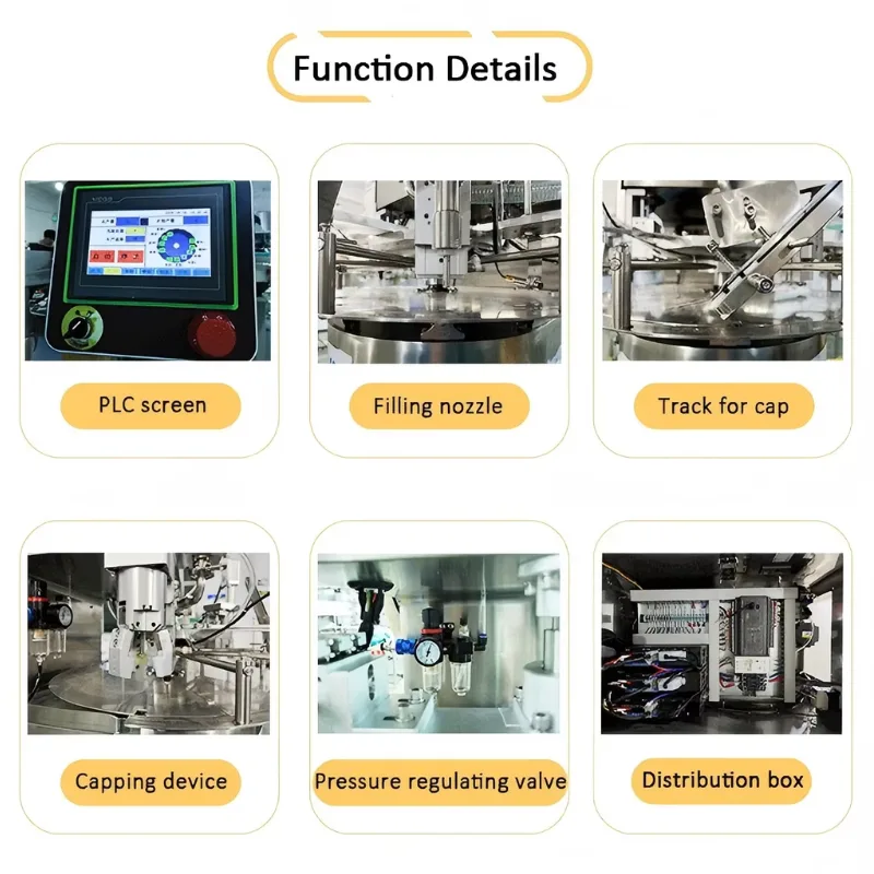 doy pack LGD20 Double-head Nozzle Bag Filling and Capping Machine