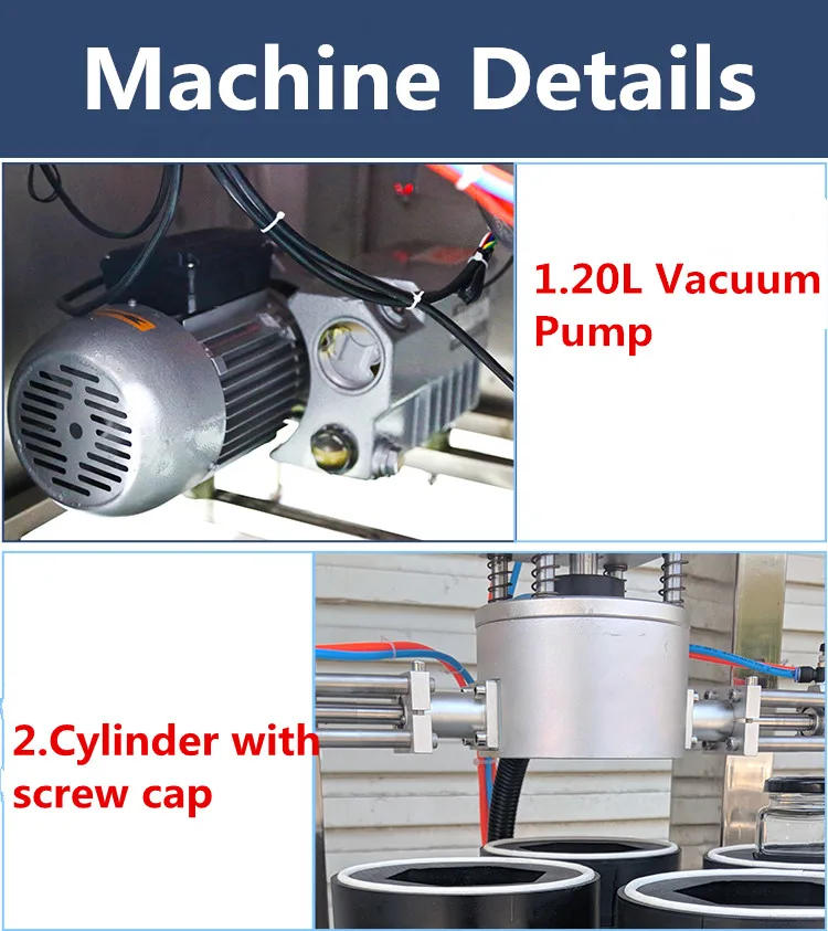 เครื่องขันฝาสุญญากาศ (Vacuum Capping Machine)