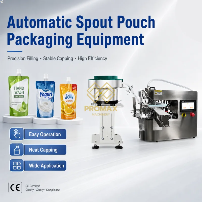 LGD02 เครื่องบรรจุถุงฝาเกลียว Spout Pouch DOY PACK