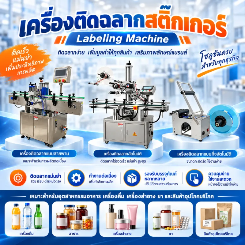 เครื่องติดฉลากสติ๊กเกอร์