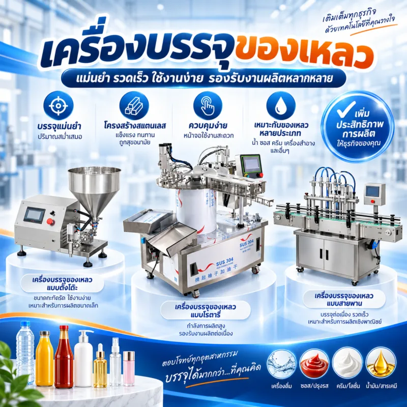 เครื่องบรรจุของเหลวลงขวด